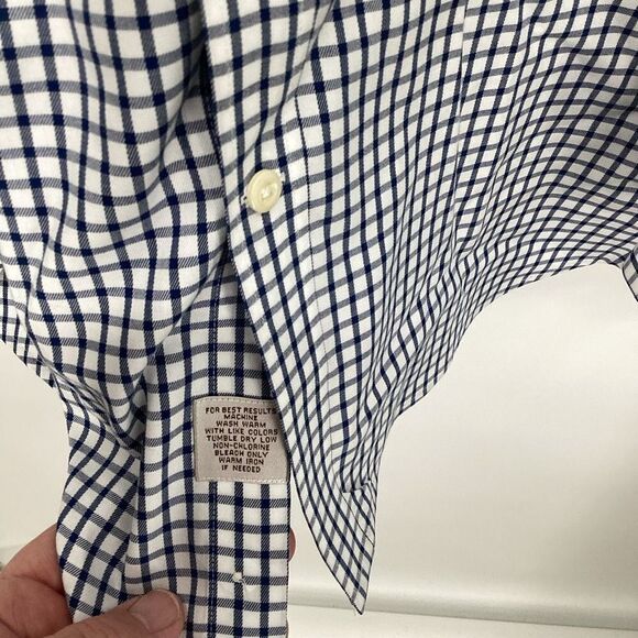Men's Peter Millar 100% Cotton Long Sleeved‎ Button Down Shirt - XXL - Picture 4 of 11